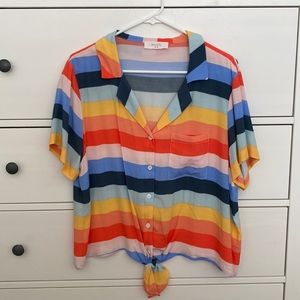 Elodie Rainbowstripe Shirt